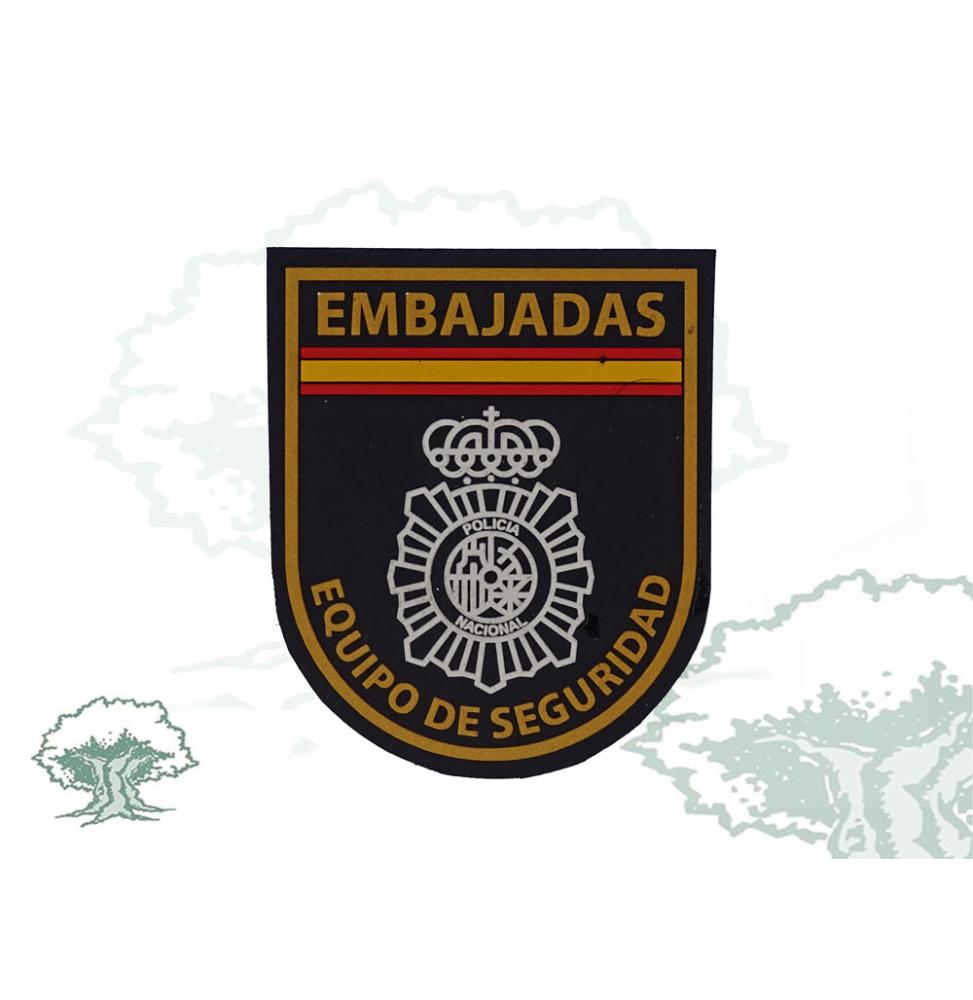 Parche Embajadas Equipo de Seguridad de la Policía Nacional