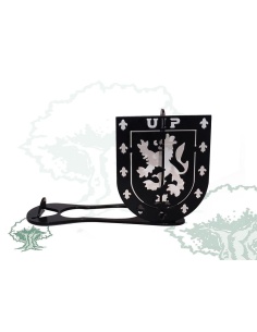 Porta vino UIP Policía Nacional de forja 2