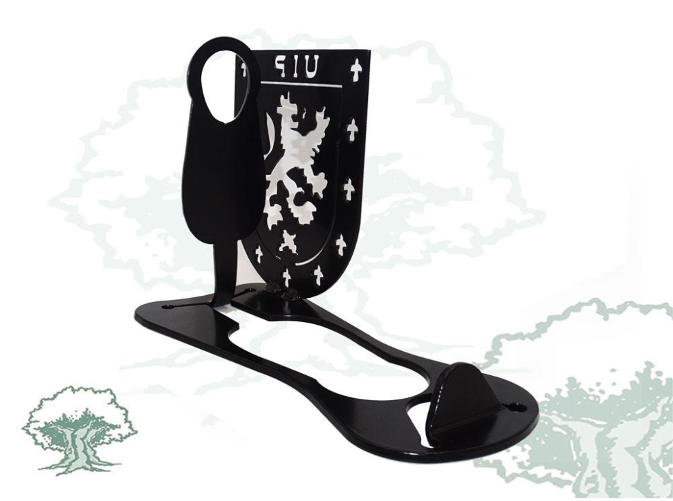 Porta vino de forja UIP Policía Nacional