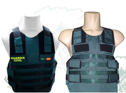 Funda chaleco antibalas Guardia Civil molle