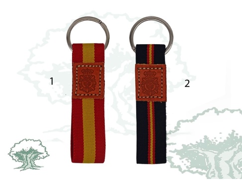 Llavero Policía Nacional cinta elástica