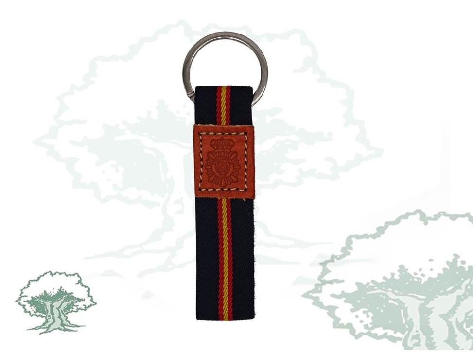 Llavero de cinta elástica Policía Nacional