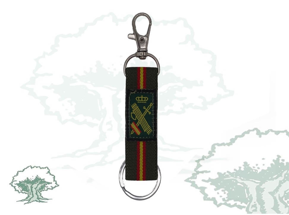 Llavero Guardia Civil con mosquetón