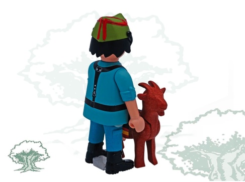 Muñeco articulado Legión con cabra