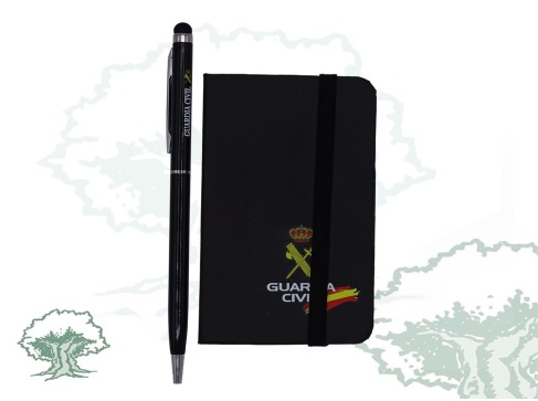 Libreta Guardia Civil con bolígrafo