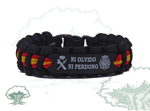 Pulsera Guardia Civil "Ni olivo ni perdono"