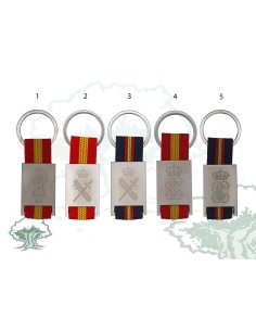 Llavero Guardia Civil cinta y metal