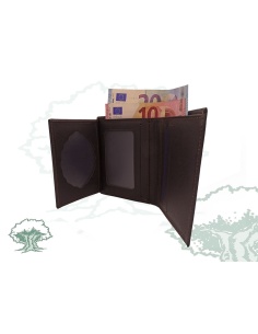 Cartera España marrón