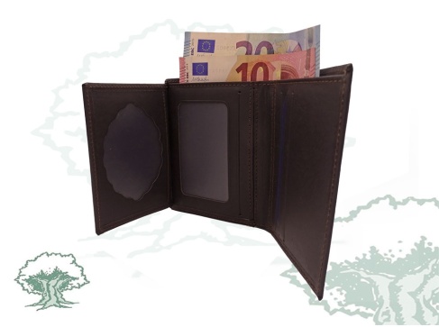 Cartera España marrón