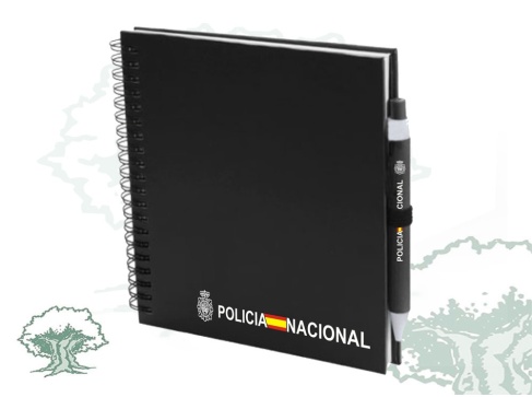 Libreta Policía Nacional de gusanillo