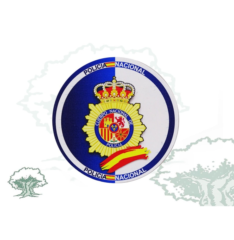 Imán Policía Nacional circular