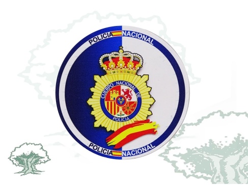 Imán Policía Nacional circular