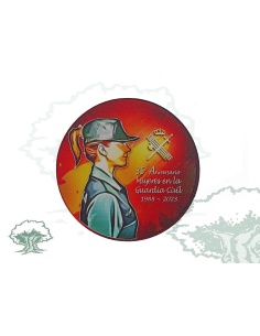 Imán 35 aniversario Mujer en la Guardia Civil
