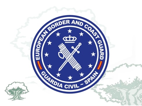 Parche Guardia Europea de Fronteras y Costas tela