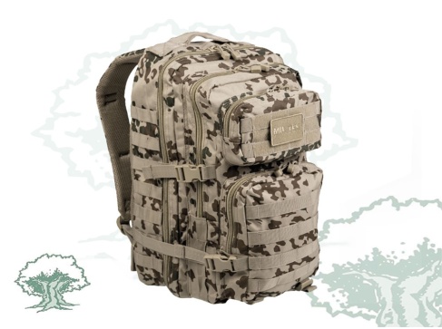 Mochila Miltec US Assault LG tropical camo de 36 litros
