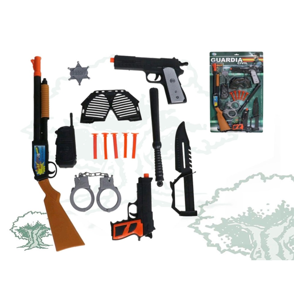 Kit de armas Guardia Civil de juguete