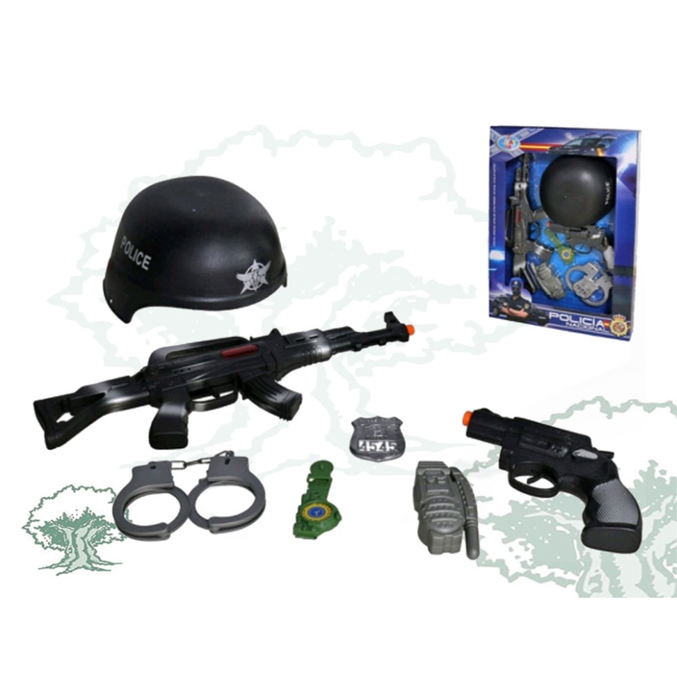 Kit armas Policía Nacional de juguete