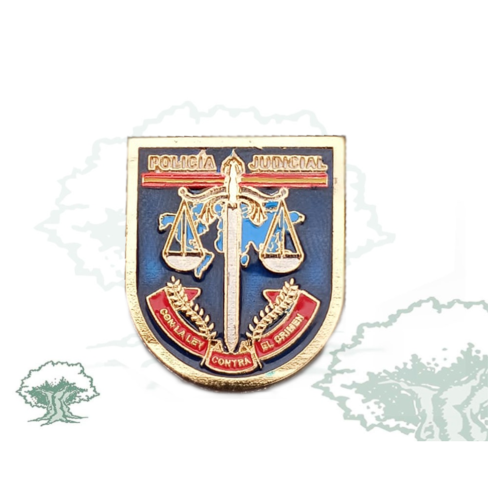 Distintivo de función Policía Judicial de la Policía Nacional