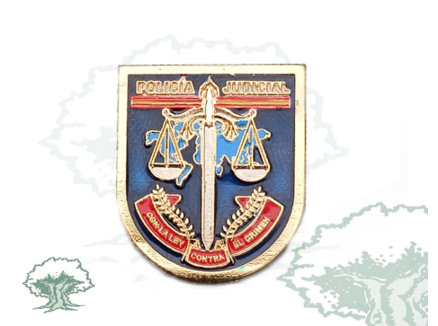 Distintivo de función Judicial Policía Nacional