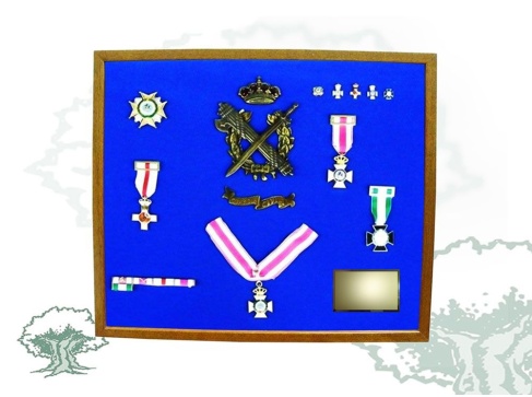 Cuadro vitrina Guardia Civil