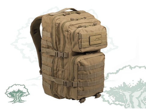 Mochila Miltec Assault LG coyote 36 litros