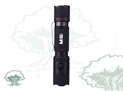 Linterna Powertac M5-GEN3 de 2030 lúmenes recargable