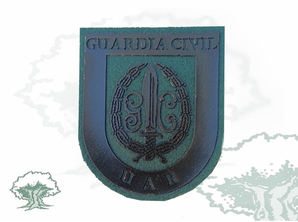 Parche UAR Guardia Civil negro