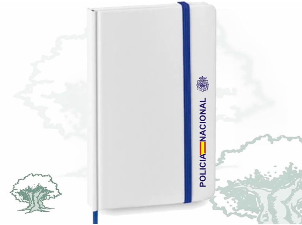 Libreta Policía Nacional papel reciclado