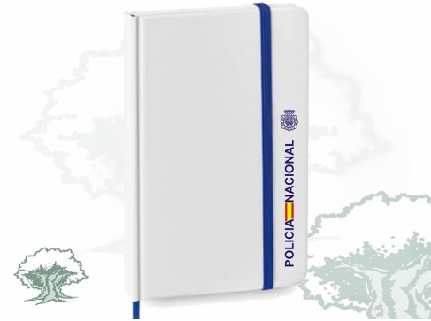 Libreta Policía Nacional papel reciclado