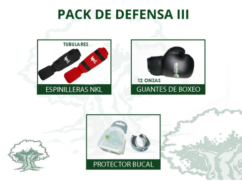 Pack III Defensa personal