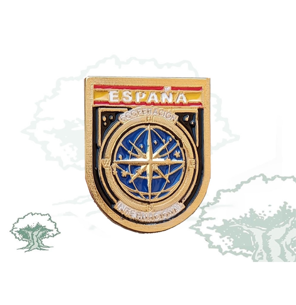Distintivo de función Cooperación Internacional de la Policía Nacional