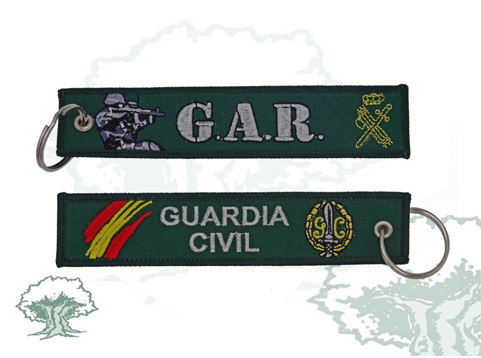 Llavero GAR Guardia Civil bordado