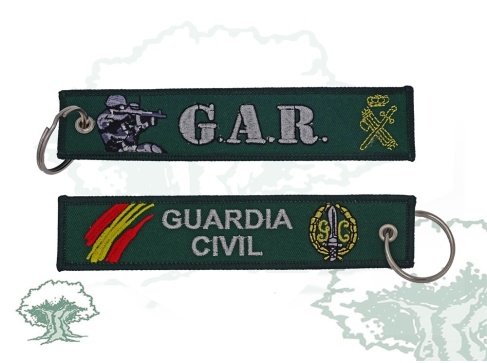 Llavero GAR de la Guardia Civil bordado