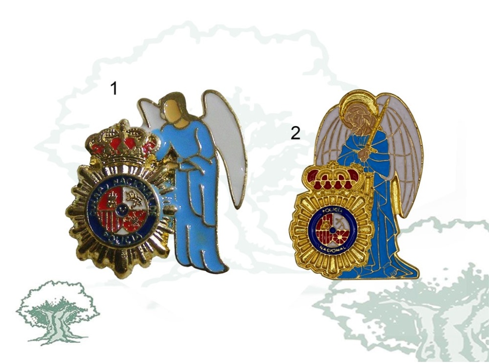 Pin Angel Custodio Policía Nacional