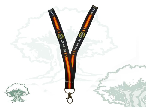 Cinta lanyard GAR de la Guardia Civil