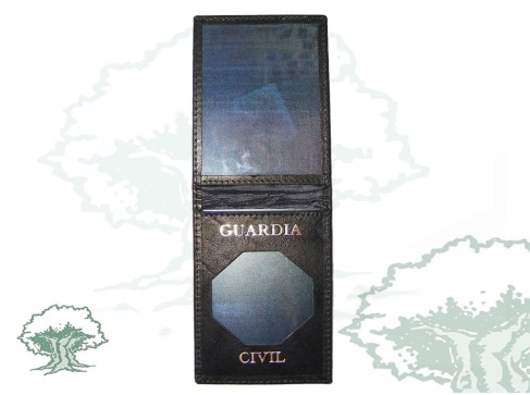 Cartera Guardia Civil para chapa octogonal