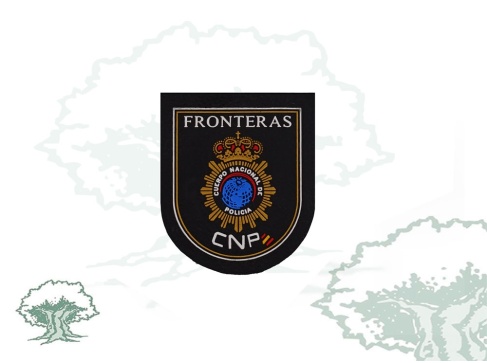 Parche Fronteras de la Policía Nacional miniatura