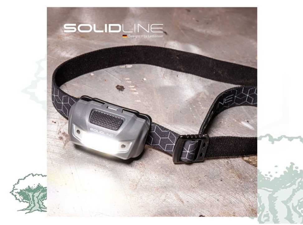 Linterna frontal Led Lenser Solidline SH2 de 200 lumenes