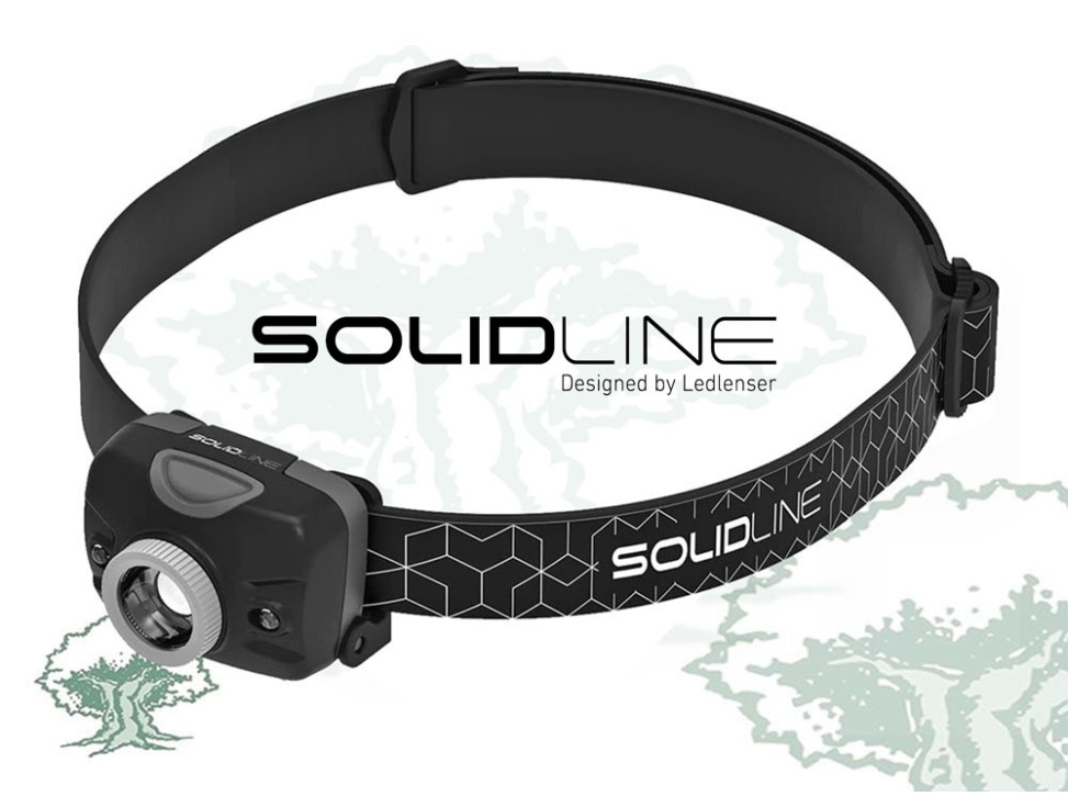 Linterna Led Lenser Solidline SH2 de 200 lumenes frontal