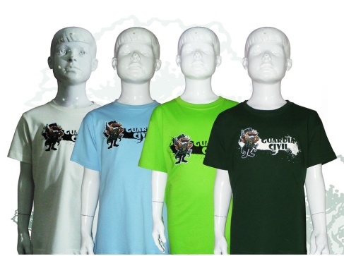 Camiseta Guardia Civil liquidación de niño
