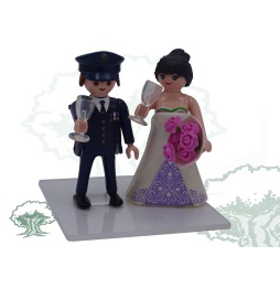 Muñeco articulado boda Policía Nacional