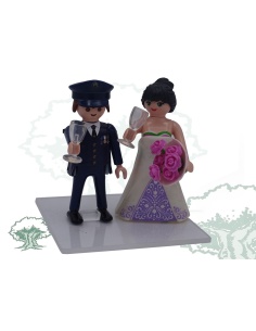 Muñeco articulado Policía Nacional boda