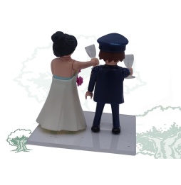 Muñeco articulado boda Policía Nacional
