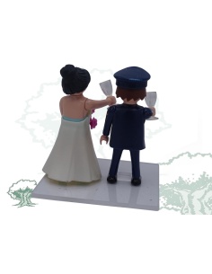 Muñeco articulado Policía Nacional boda 2