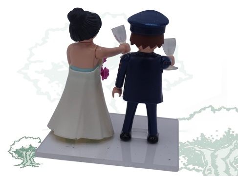 Muñeco articulado boda Policía Nacional