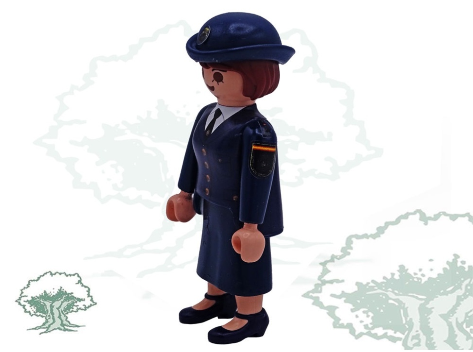Muñeco articulado mujer Policía Nacional de Gran Gala