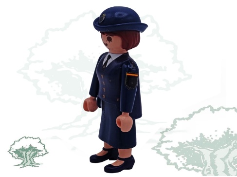 Muñeco articulado mujer Policía Nacional de Gran Gala