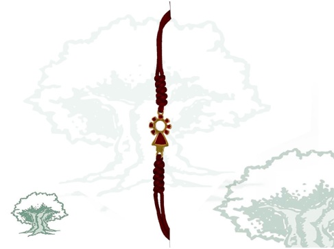 Pulsera Virgen del Pilar de hilo