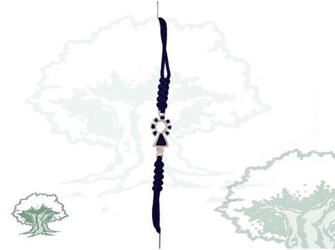 Pulsera Virgen del Pilar de hilo