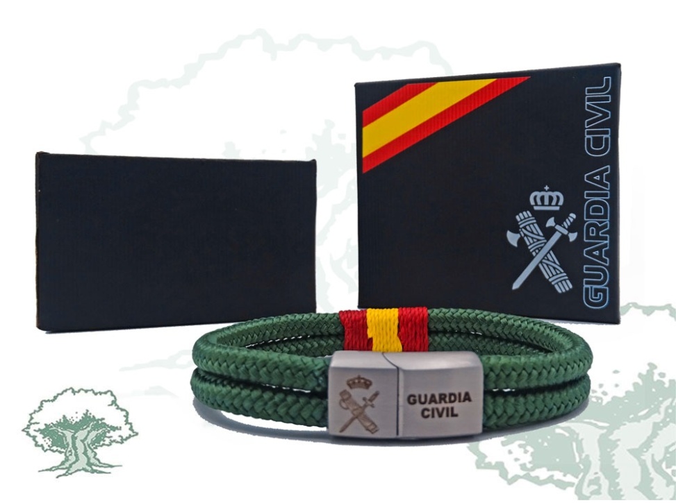 Pulsera Guardia Civil de cuerda naútica